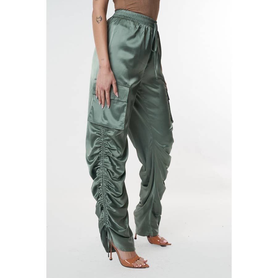 SMOKESHOW SATIN CARGO PANTS