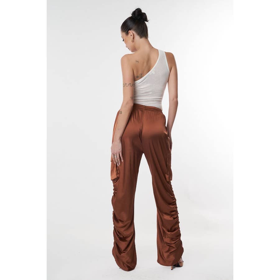 SMOKESHOW SATIN CARGO PANTS