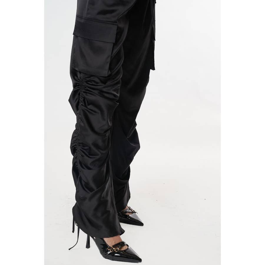 SMOKESHOW SATIN CARGO PANTS