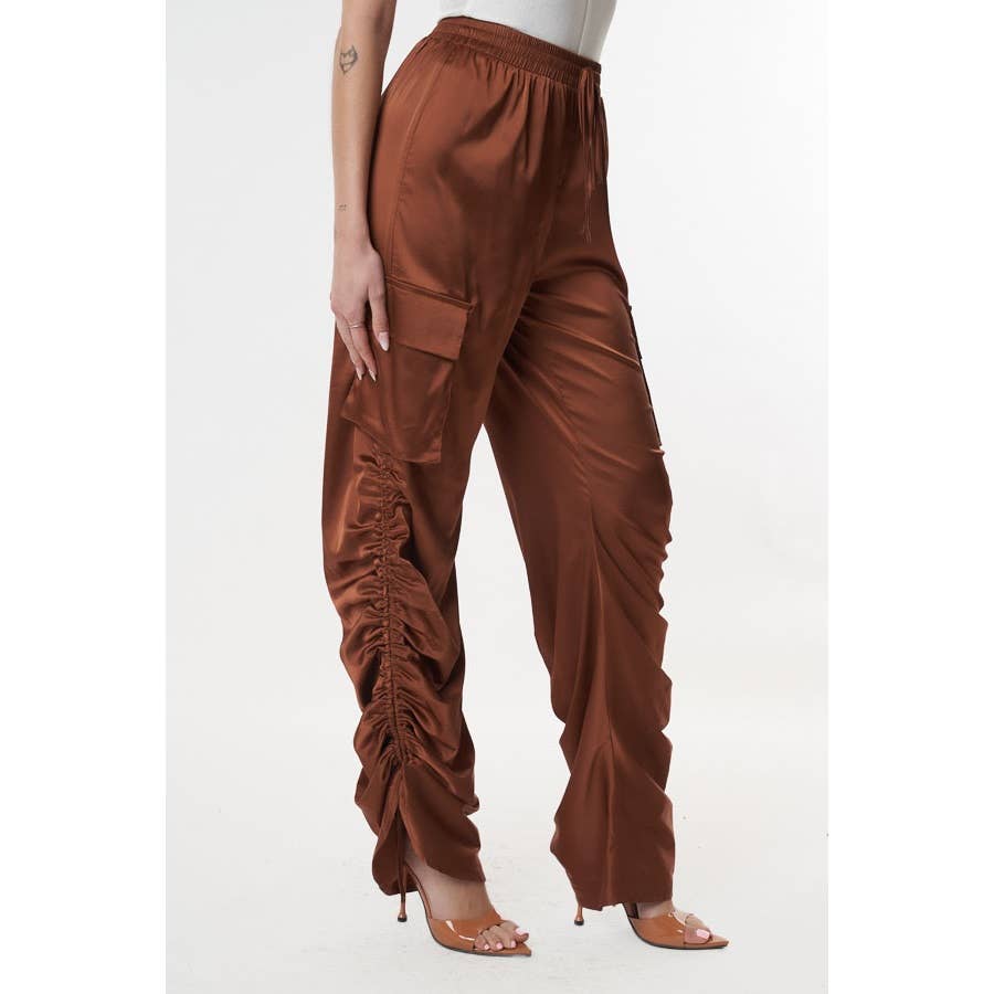 SMOKESHOW SATIN CARGO PANTS