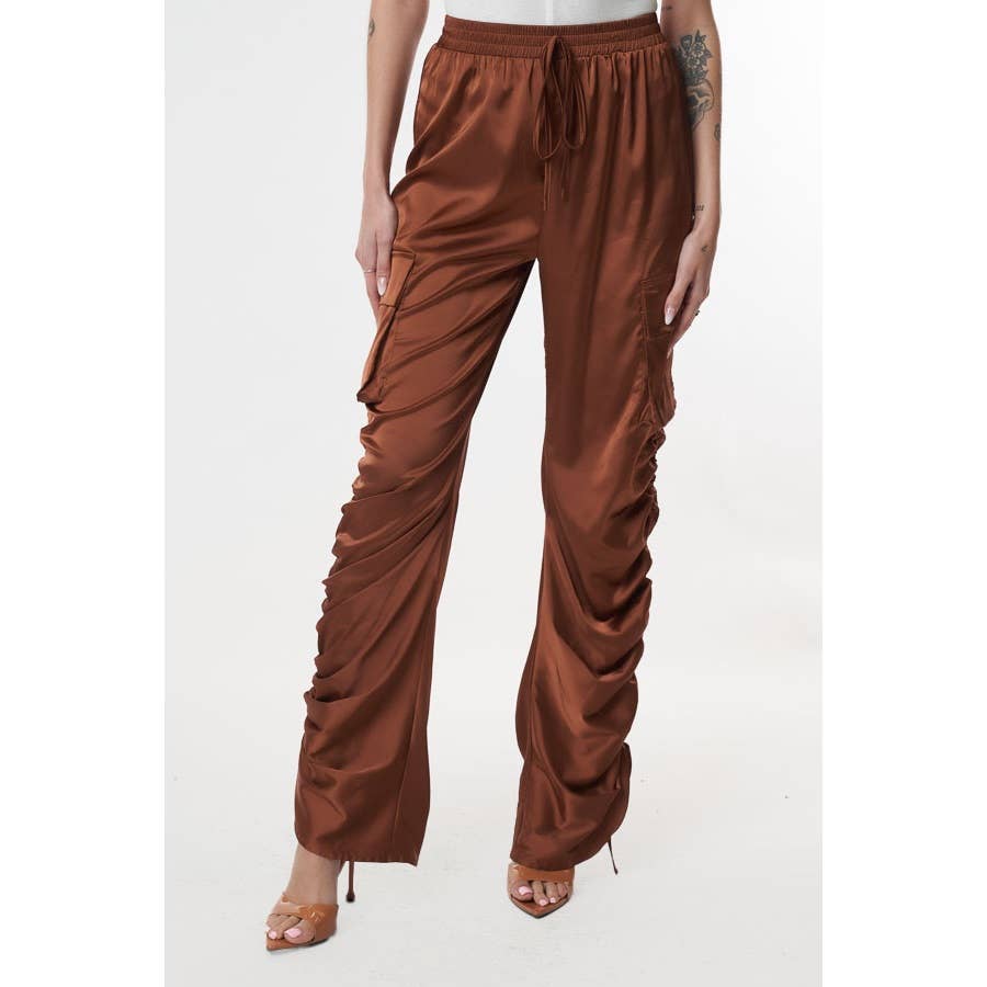 SMOKESHOW SATIN CARGO PANTS