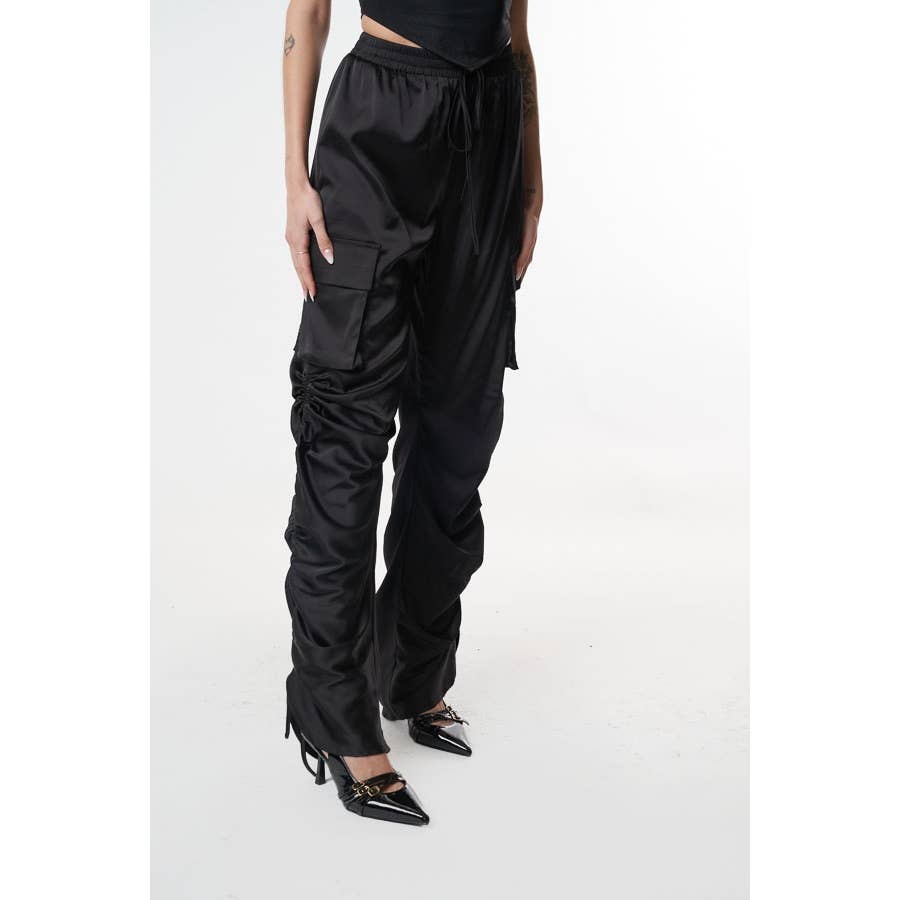 SMOKESHOW SATIN CARGO PANTS