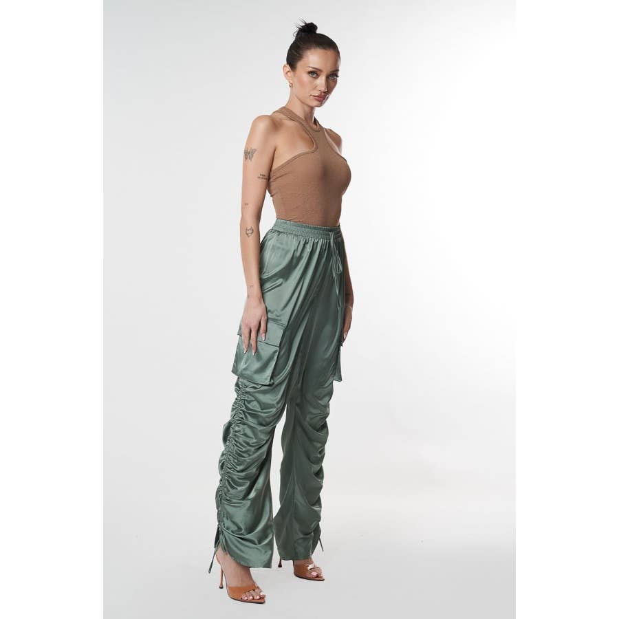 SMOKESHOW SATIN CARGO PANTS